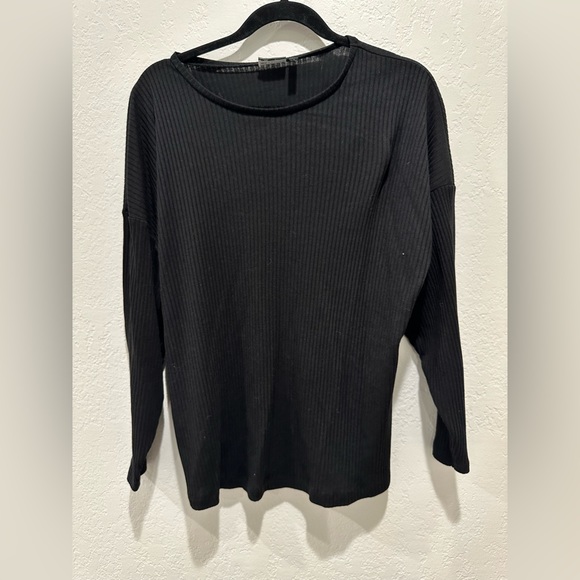 ASOS Maternity Batwing Ribbed Top in Black - Size US 2 - Picture 9 of 9